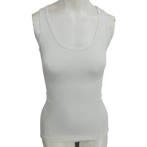 Tommie Copper White Sleeveless Tank Top Shirt Size S Stretch Lower Back Support
